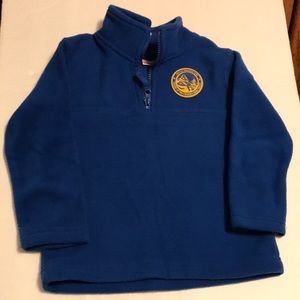 6 Kid Connection boys sweatshirt with zip front blue. Size 3T NWOT